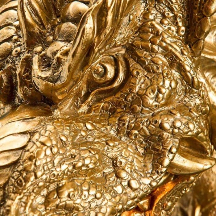 Wall Lamp Dragon Drake Gold