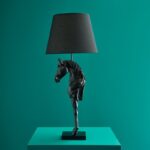 Table Lamp Horse Wendy Black