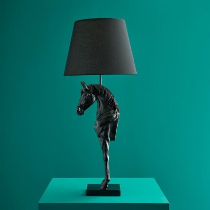 Table Lamp Horse Wendy Black