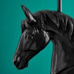 Table Lamp Horse Wendy Black