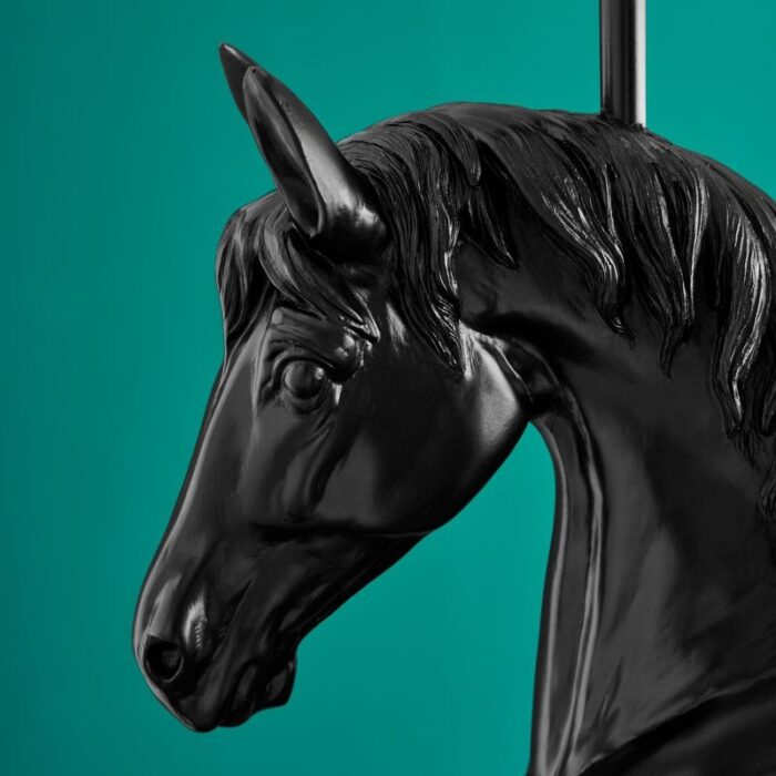 Table Lamp Horse Wendy Black