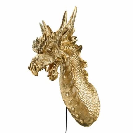Wall Lamp Dragon Drake Gold