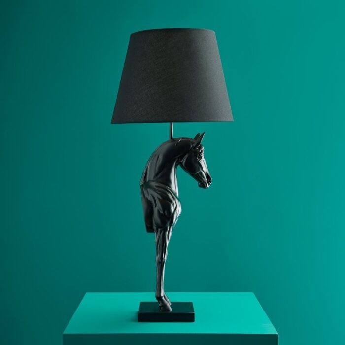 Table Lamp Horse Wendy Black