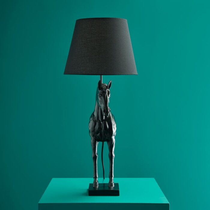 Table Lamp Horse Wendy Black
