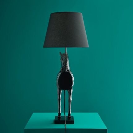 Table Lamp Horse Wendy Black