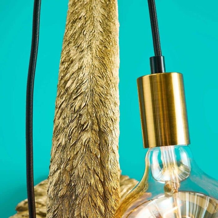 Flamingo Tiffany Wall Lamp Gold
