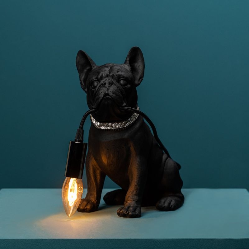 Table Lamp Dog Francis Black
