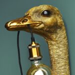 Wall Lamp Ostrich Franz Josef Gold