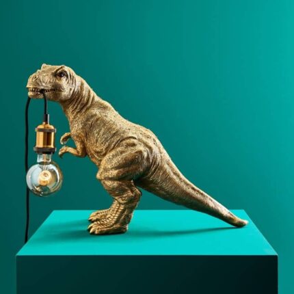 Table Lamp Dinosaur Rexy Gold