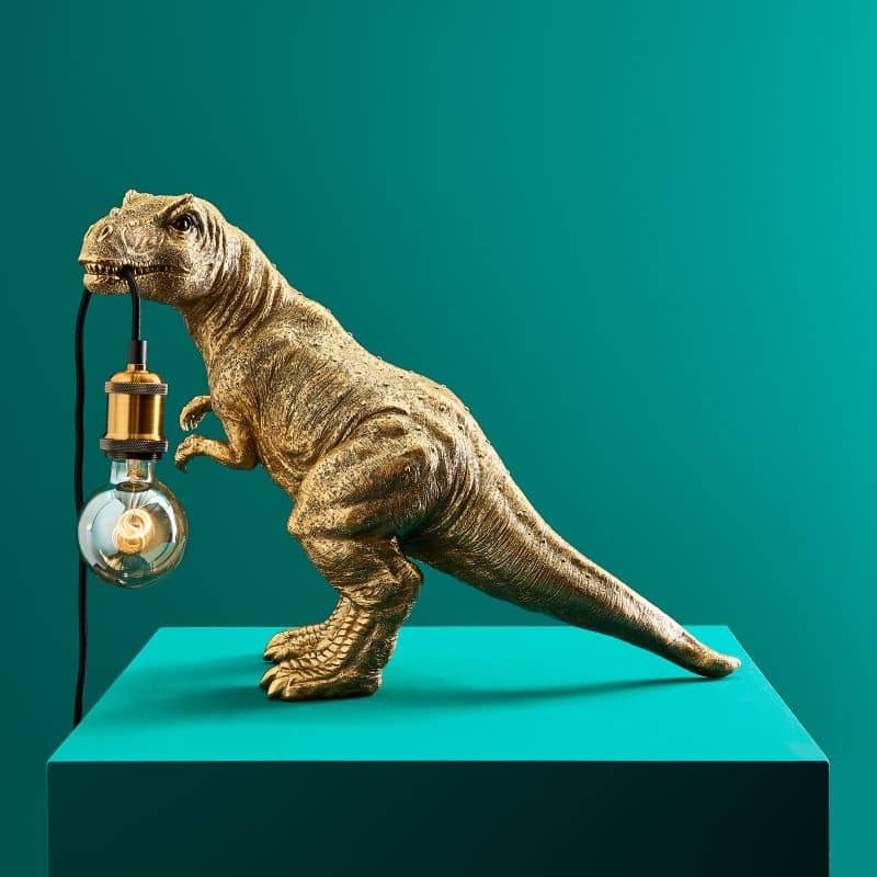 Table Lamp Dinosaur Rexy Gold