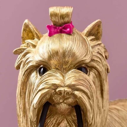 Table Lamp Dog Daisy Gold