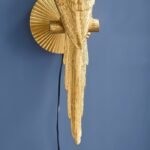 Wall Lamp Parrot Percy Left Gold-Turquoise