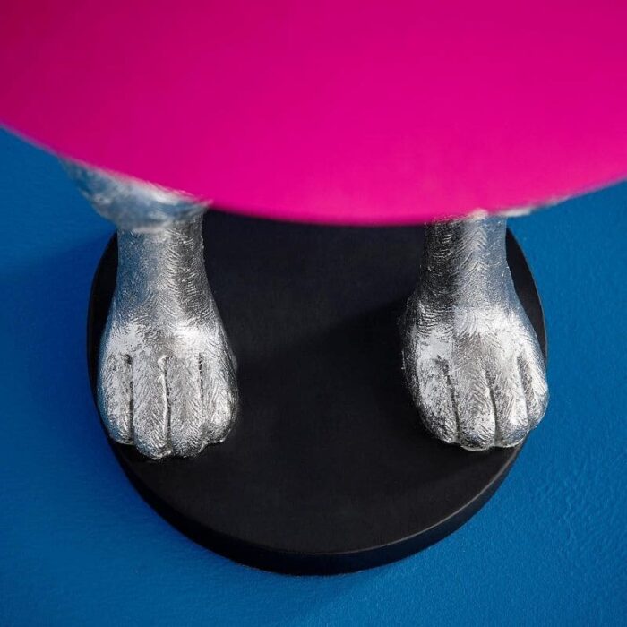 Tischleuchte Hase Hiding Bunny Magenta-Silver