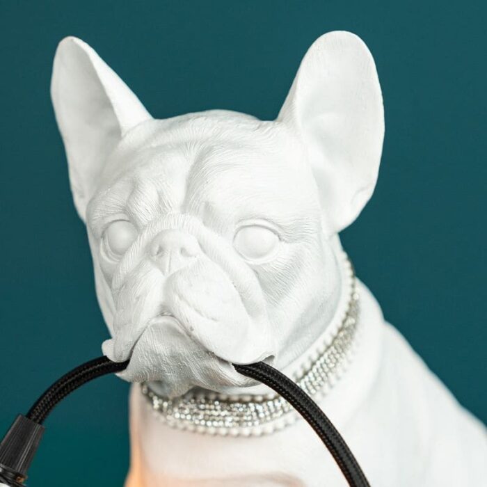 Table Lamp Dog Francis White