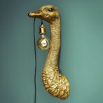 Wall Lamp Ostrich Franz Josef Gold
