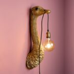 Wall Lamp Ostrich Franz Josef Gold