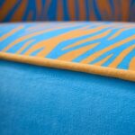 Armchair Zebra Blue