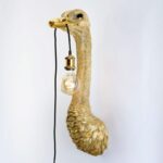 Wall Lamp Ostrich Franz Josef Gold