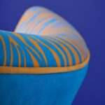 Armchair Zebra Blue