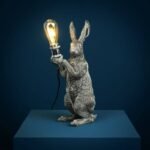 Table Lamp Rabbit Meister Lampe Silver
