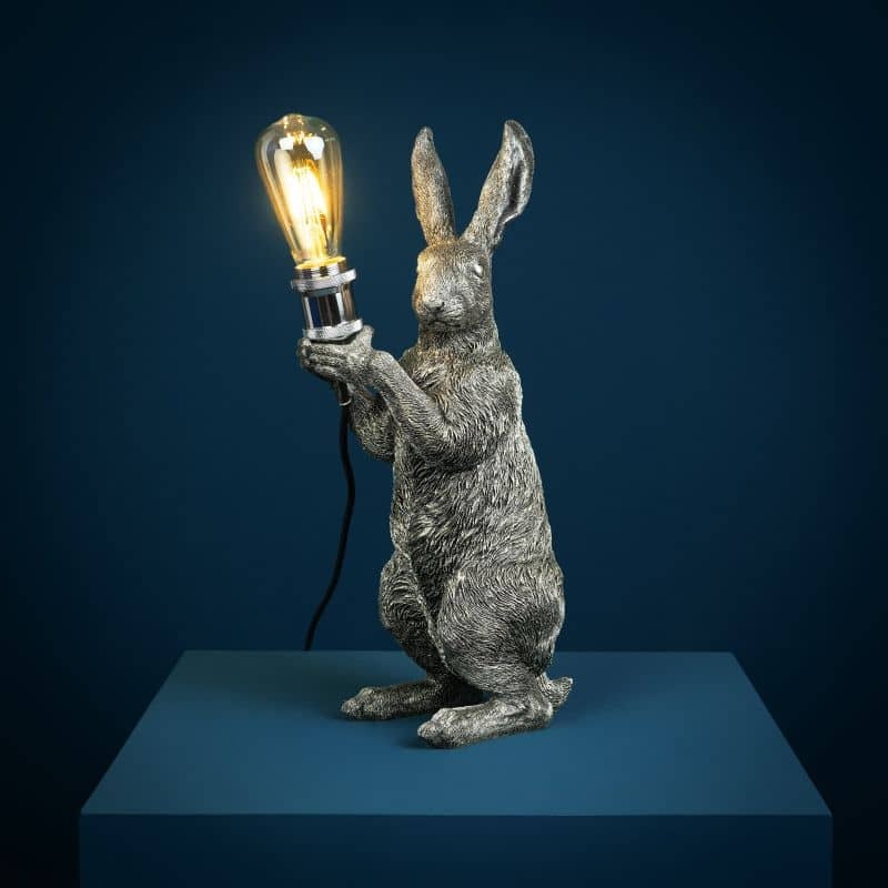 Table Lamp Rabbit Meister Lampe Silver