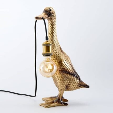 Table Lamp Duck Son of A Duck Gold