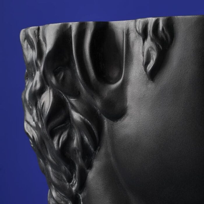 Side Table Male Bust David Black