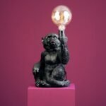 Table Lamp Monkey Abu Black