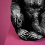 Table Lamp Monkey Abu Black