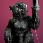 Table Lamp Monkey Abu Black