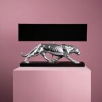 Table Lamp Panther Baghiro Silver-Black