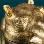 Side Table Hippo Patty Potamus Gold