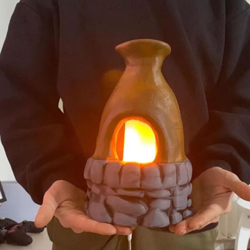 RUST FURNACE HUGE ELECTRIC LIGHT