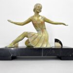 ART DECO STATUE OF A DANCER BY MOLINS