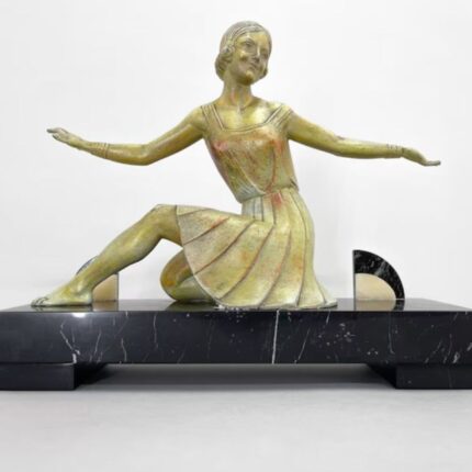 ART DECO STATUE OF A DANCER BY MOLINS
