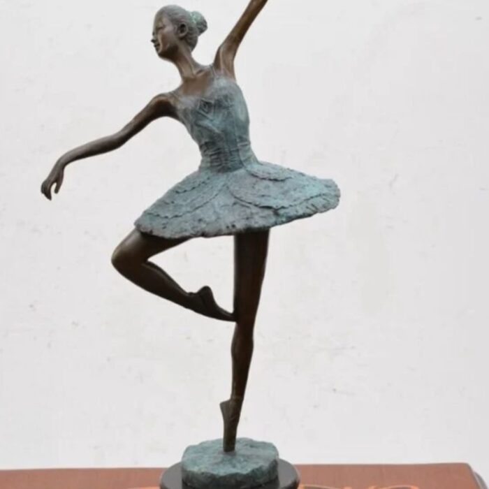 XL BALLET DANCER BRONZE SCULPTURE