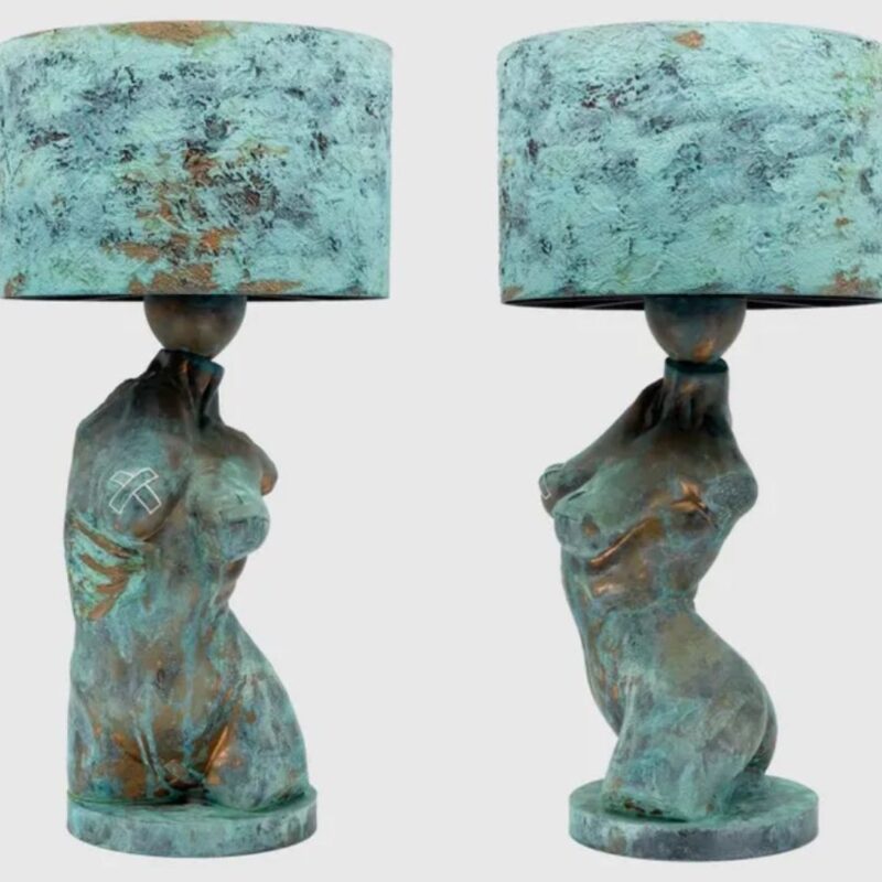 LIMITED EDITION VERDIGRIS BODY LAMP