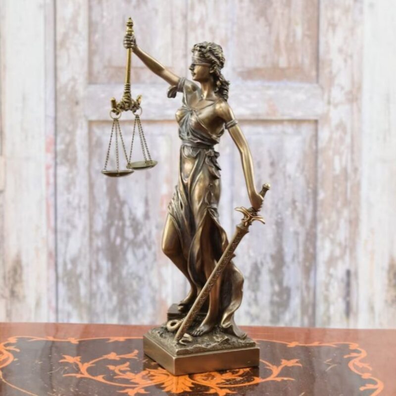 LADY JUSTICE SCULPTURE