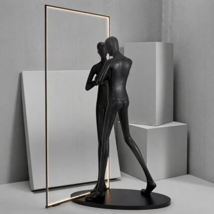 79'' BLACK LED NOVELTY FLOOR LAMP