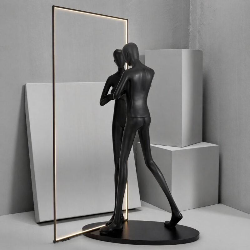 79'' BLACK LED NOVELTY FLOOR LAMP