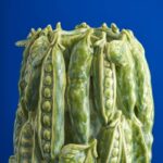 Vase Peas Long Green