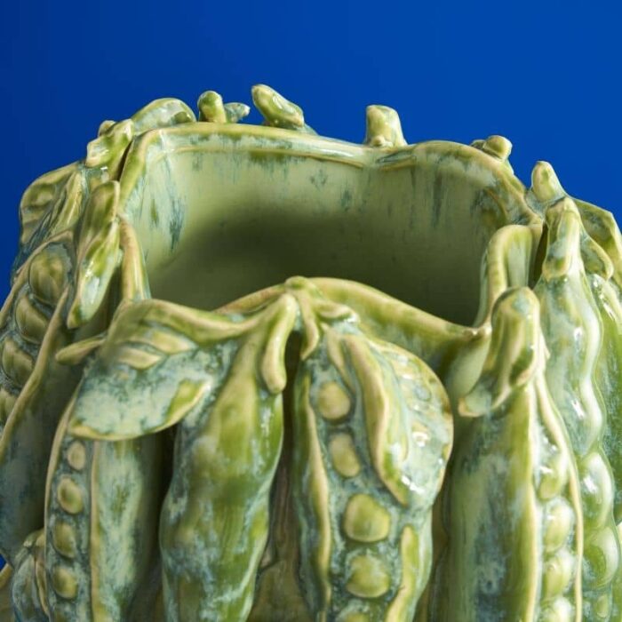 Vase Peas Long Green