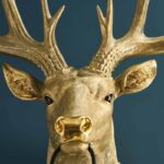 Wall Lamp Stag Harry Gold