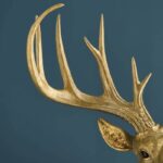 Wall Lamp Stag Harry Gold