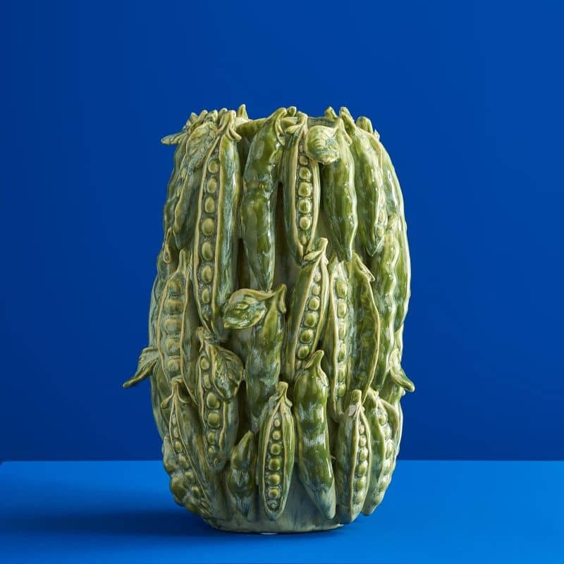 Vase Peas Long Green