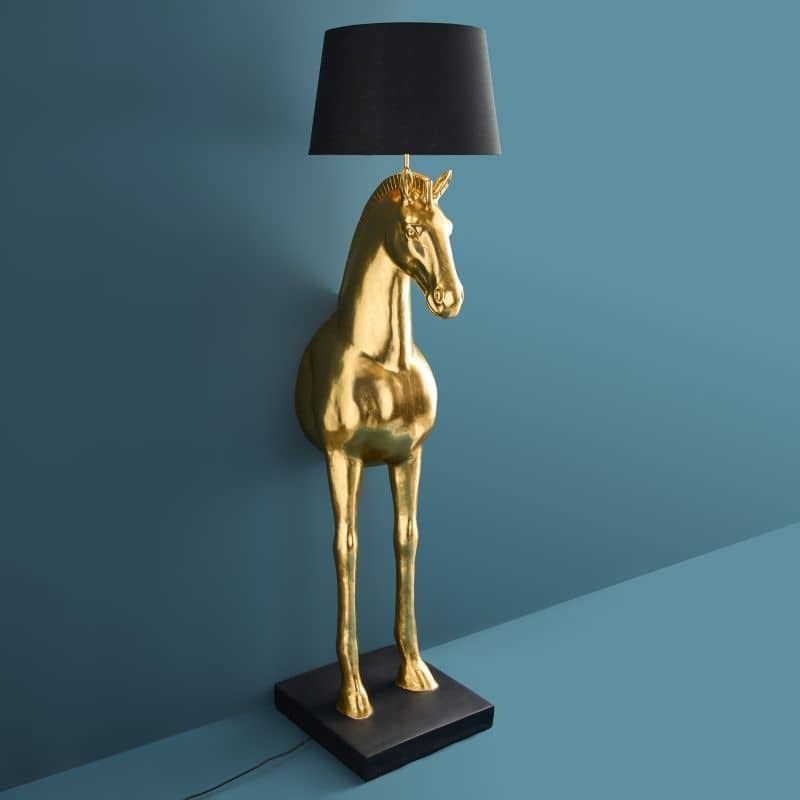 Floor Lamp Horse Amadeus Gold