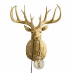 Wall Lamp Stag Harry Gold