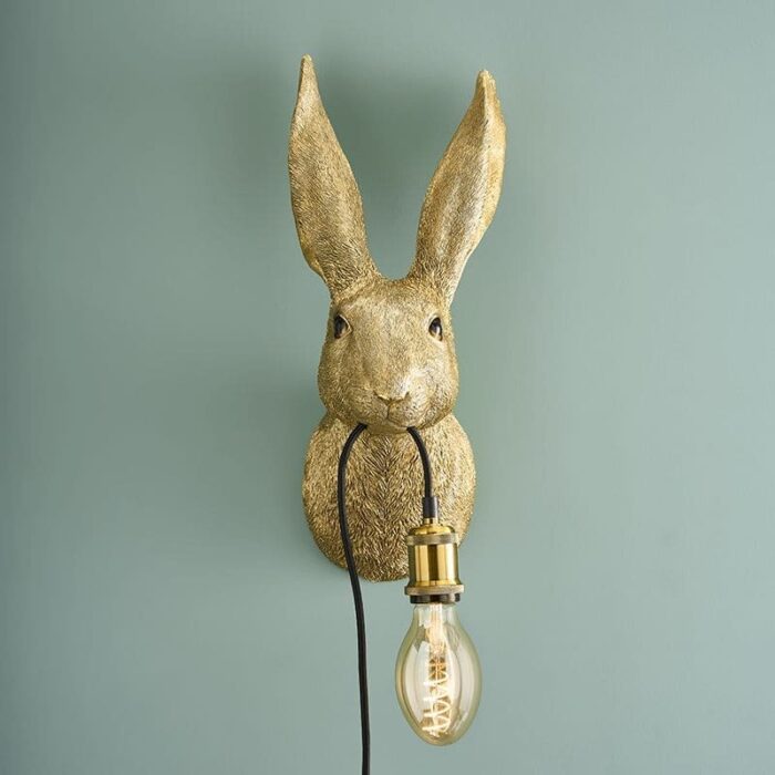 Wall Lamp Bunny Hasi Gold