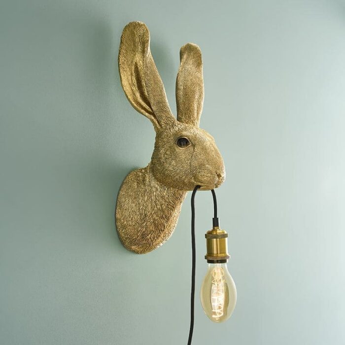 Wall Lamp Bunny Hasi Gold