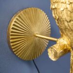 Wall Lamp Parrot Percy Right Gold-Turquoise